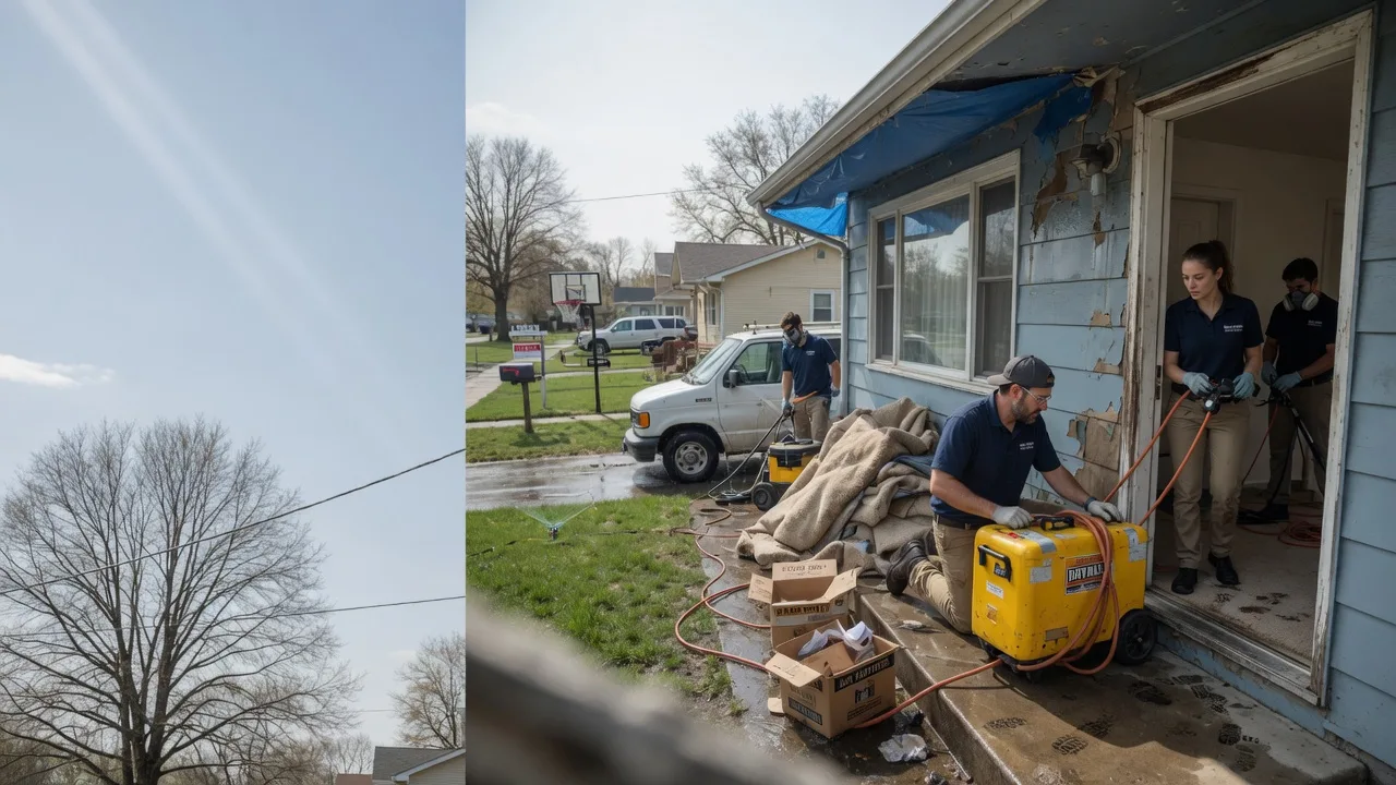 Basement Flood Cleanup in New Lisbon, WI near me